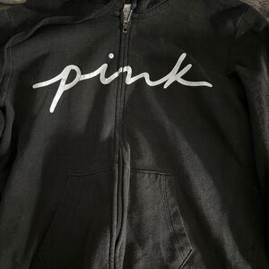 pink zip up